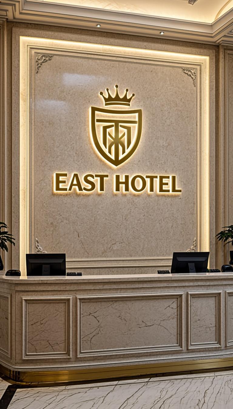 Hotel Reception Signage