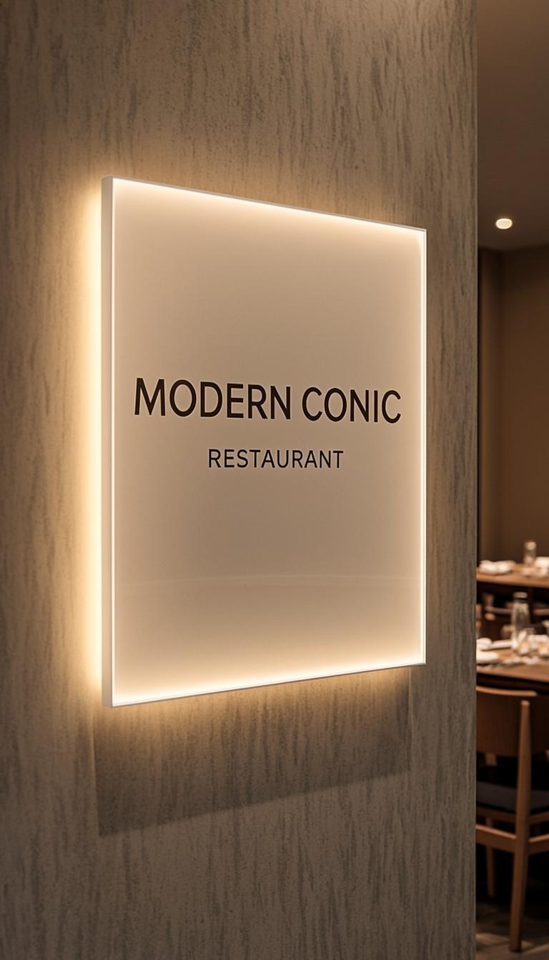 Restaurant Acrylic Signage